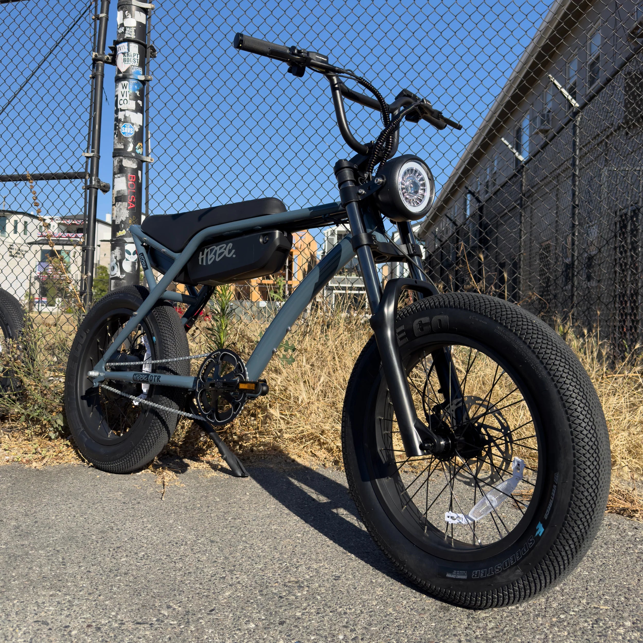 HBBC DTR Premium 20" Electric Bike - ANCHOR GREY