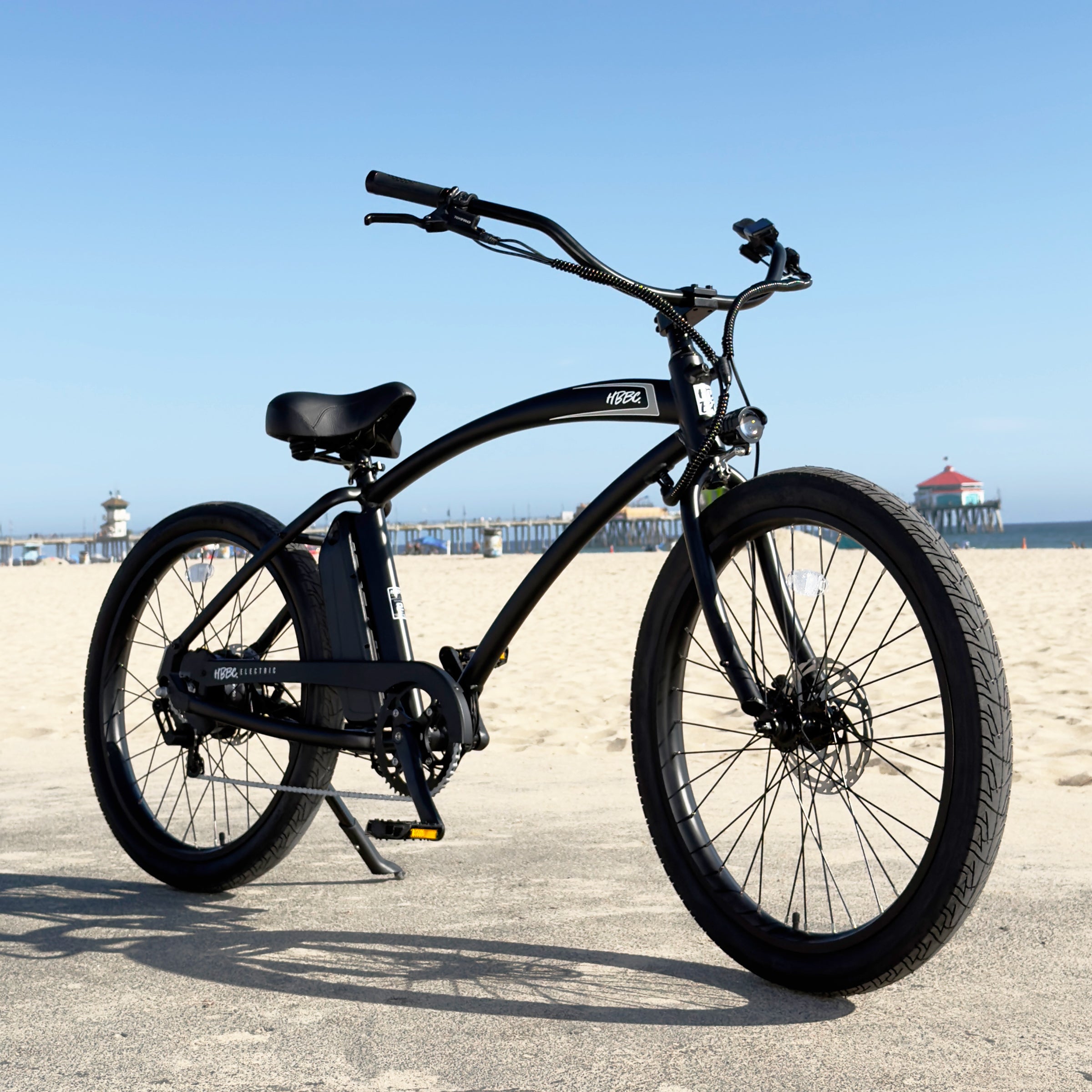 HBBC Men's Electric Cruiser - Flat Black