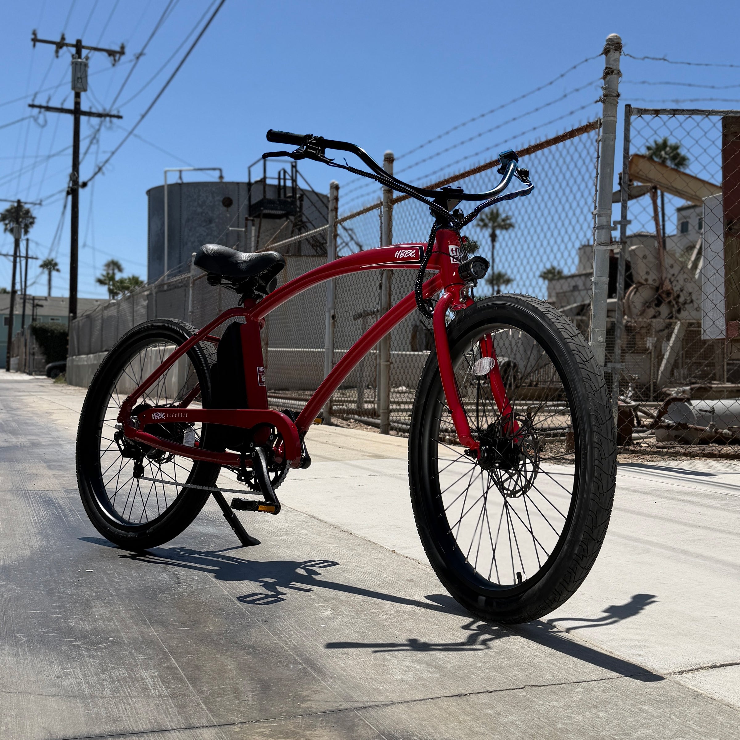 HBBC Men's Electric Cruiser - Ox Blood