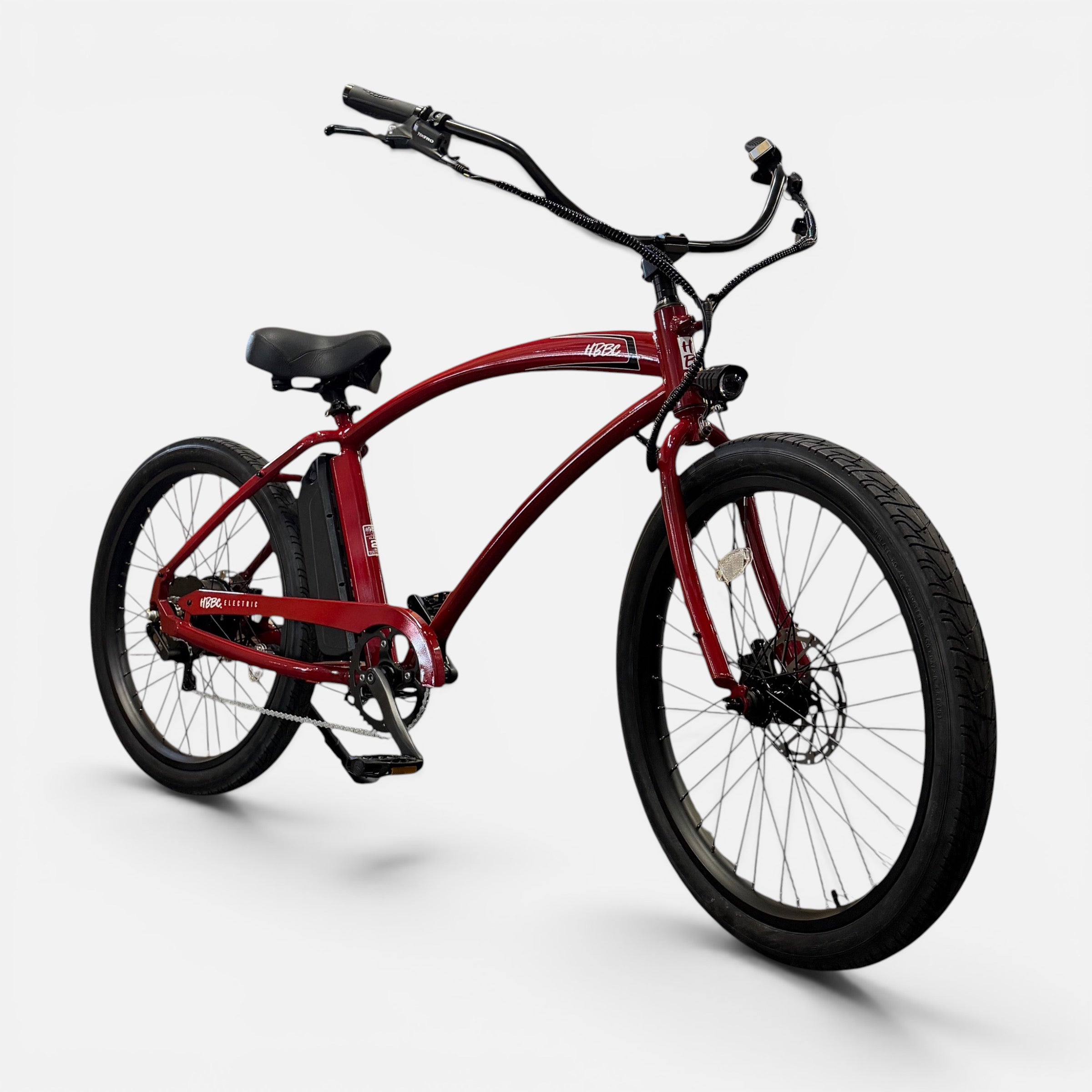 HBBC Men's Electric Cruiser - Ox Blood