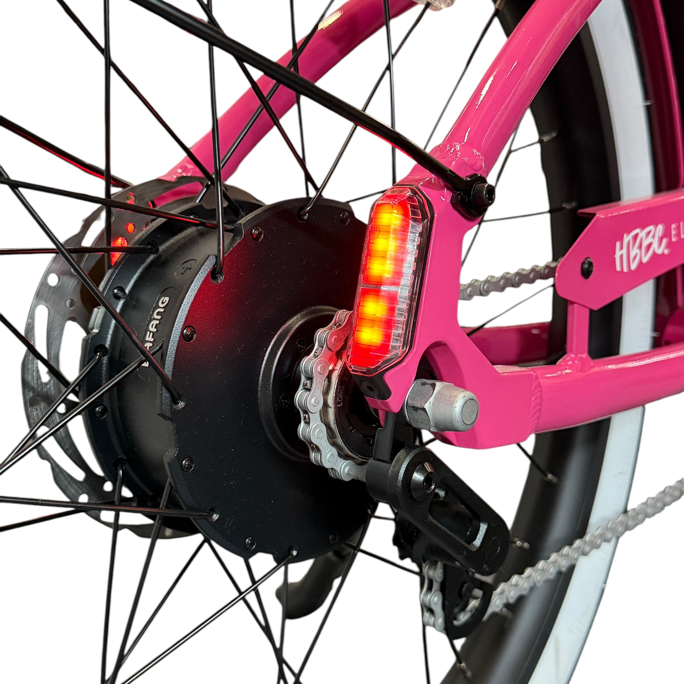 HBBC Women's Electric Cruiser - Hot Pink