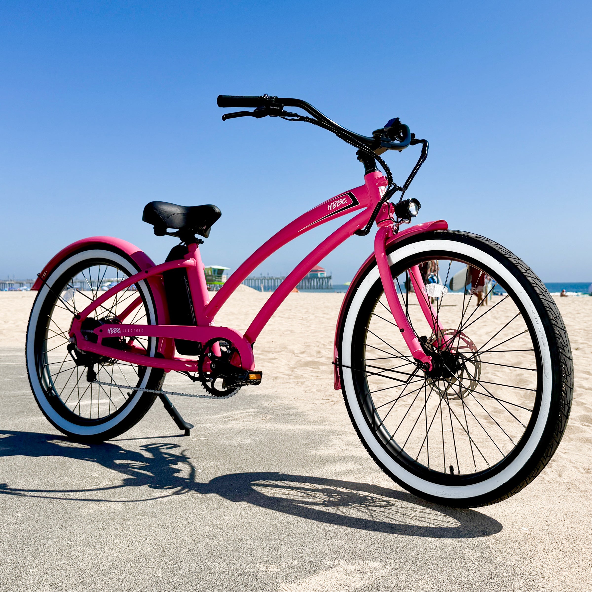 HBBC Women's Electric Cruiser - Hot Pink