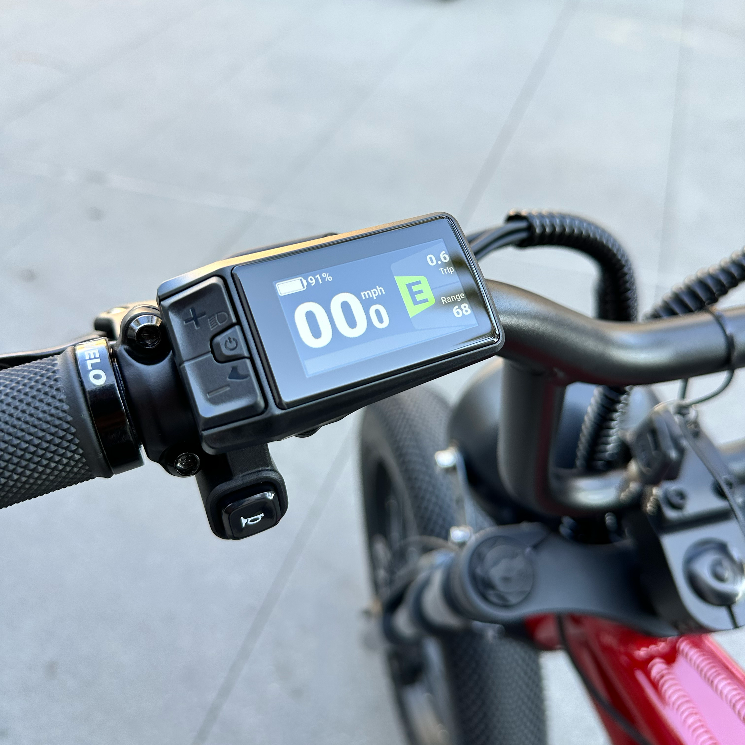 HBBC DTR Premium 20" Electric Bike - OX BLOOD