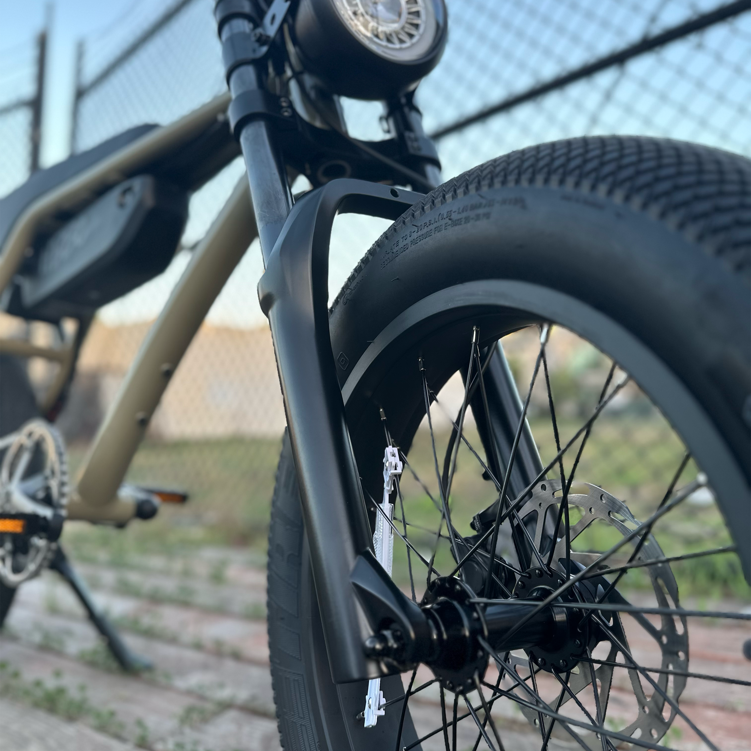 HBBC DTR Premium 20" Electric Bike - SAND