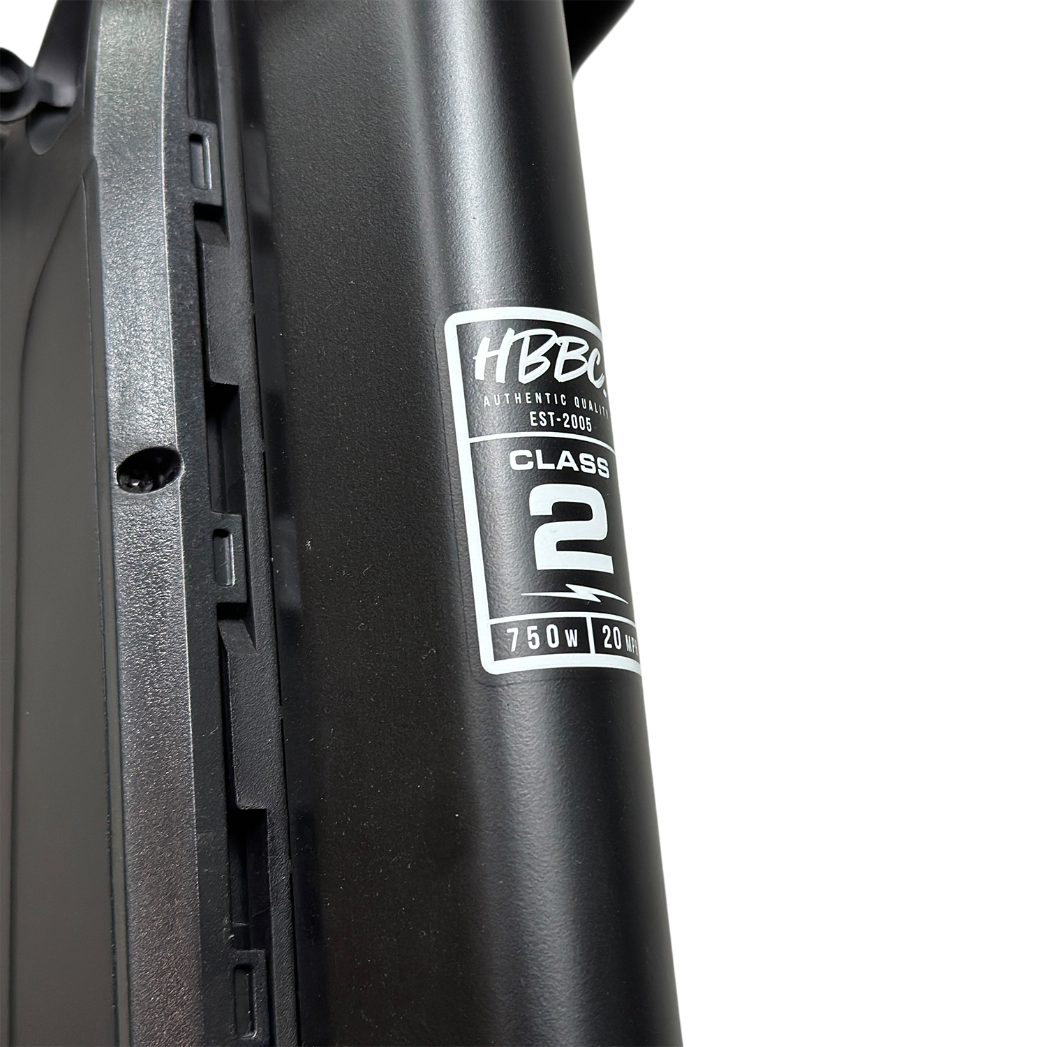 HBBC Men's Electric Cruiser - Flat Black/Red