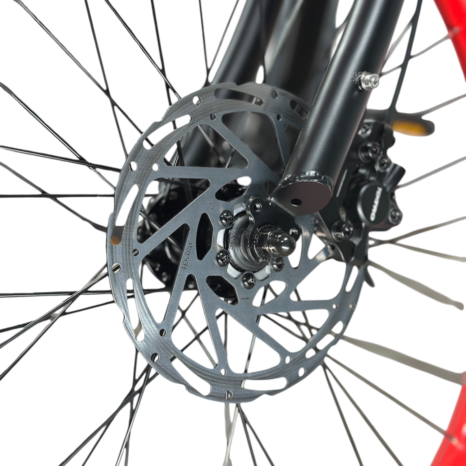 HBBC Men's Electric Cruiser - Flat Black/Red