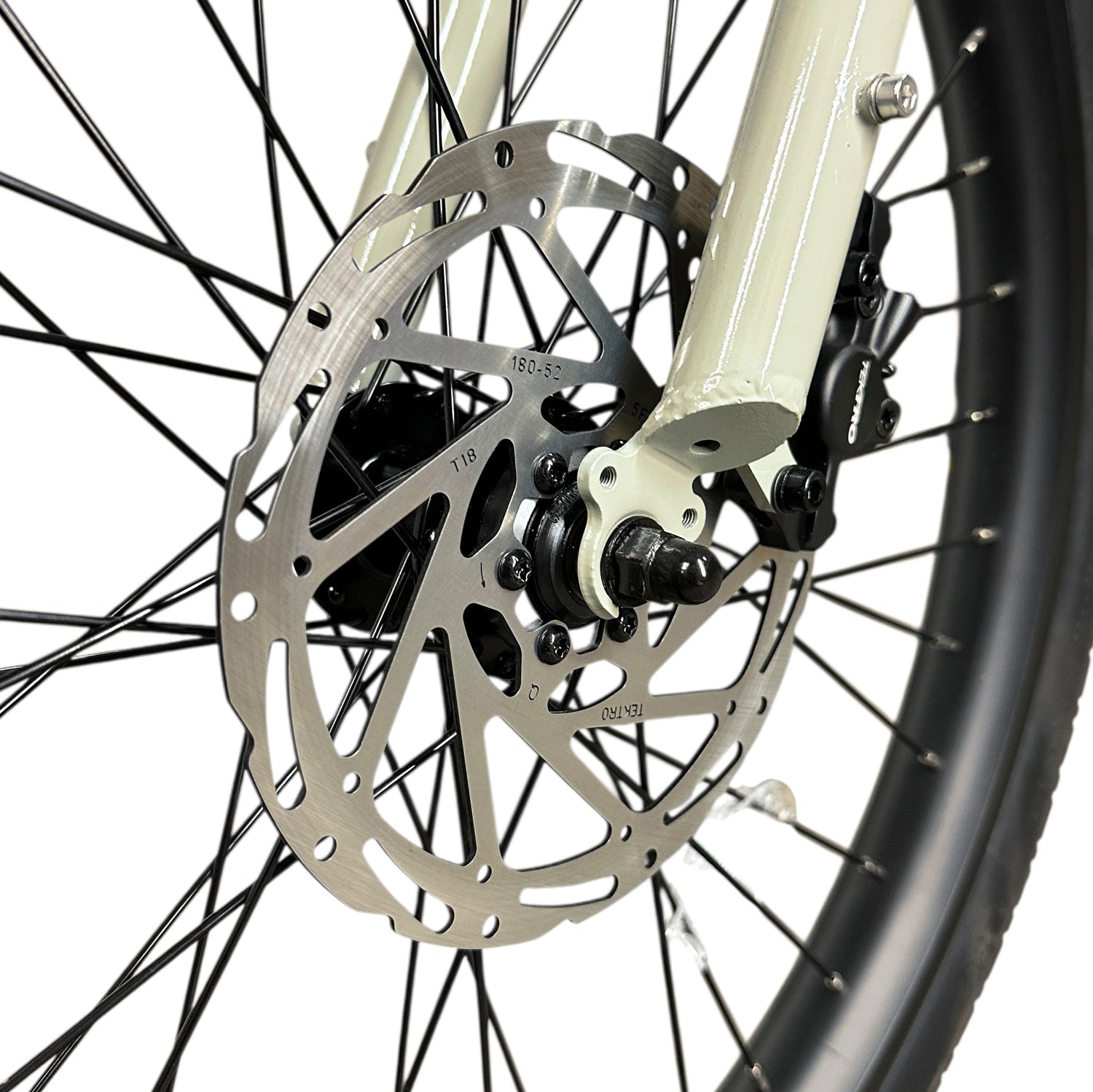 HBBC Men's Electric Cruiser - Putty - Disc Brake Detail