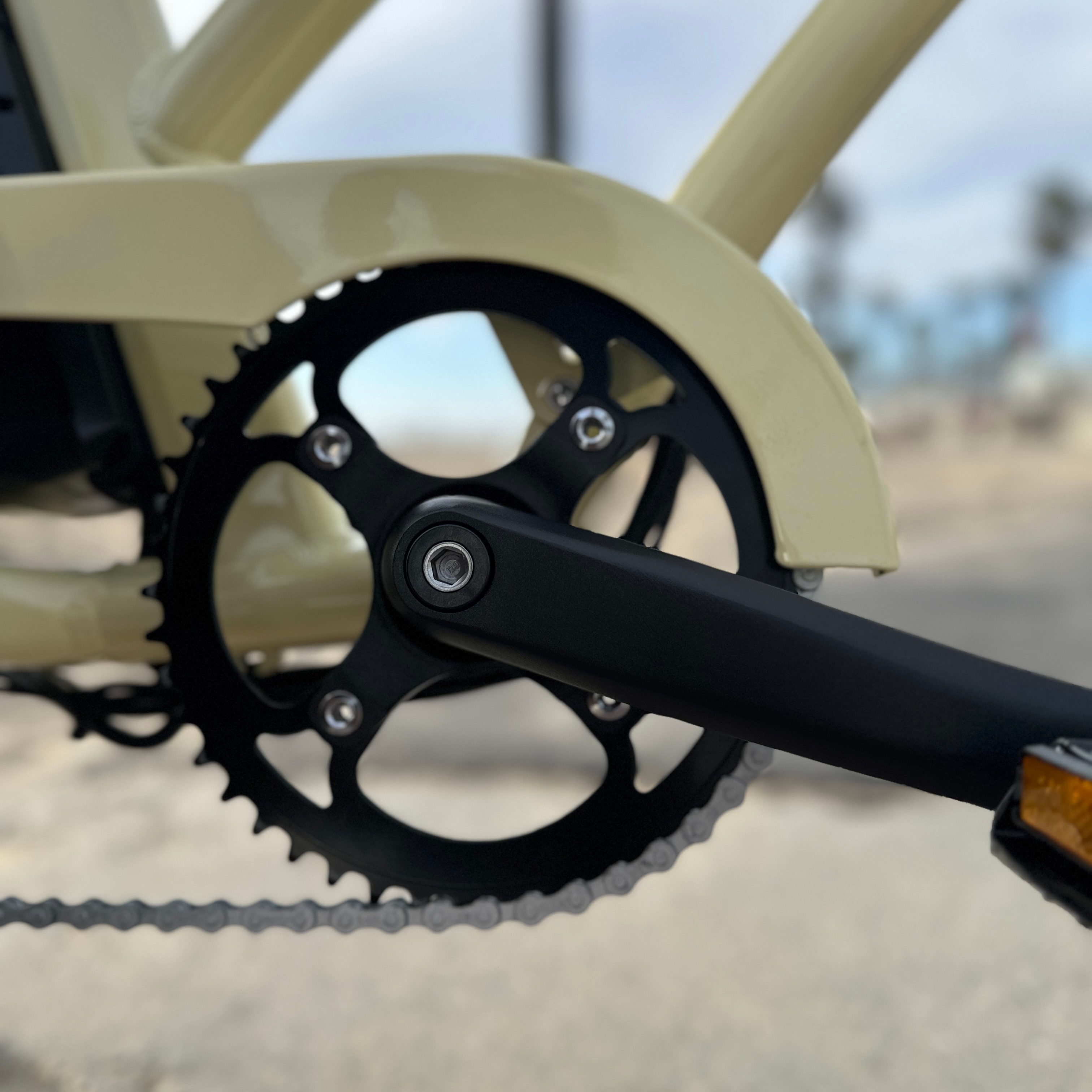 HBBC Women's Electric Cruiser - Vanilla Brown