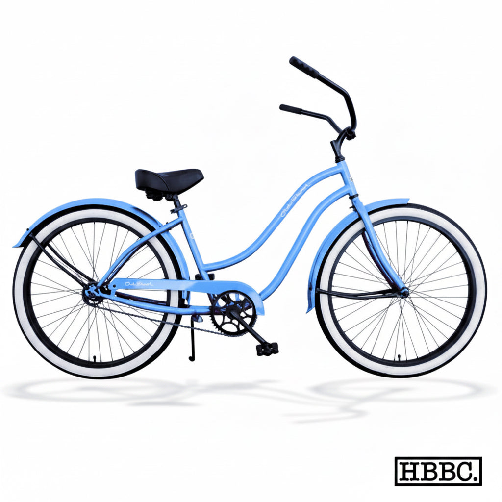 OLD SKOOL Women's Beach Cruiser – Metallic Sky Blue