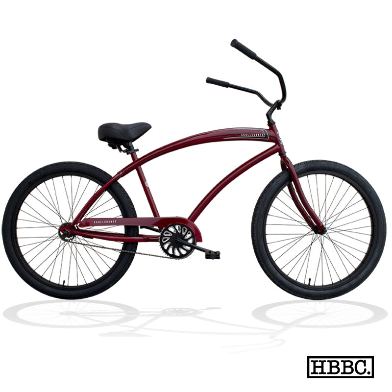 boc crossbike SKULLXBONES Men's Beach Cruiser – Ox Blood