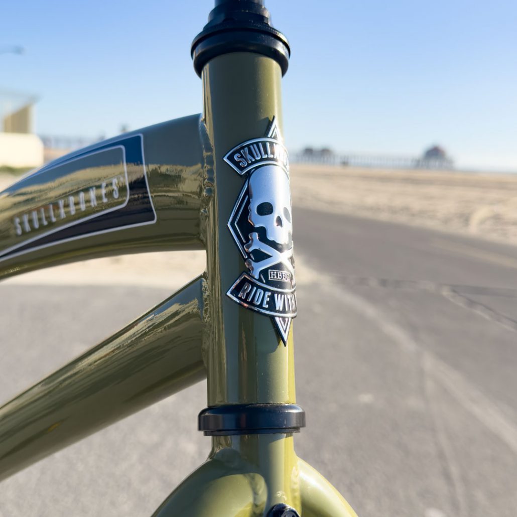SKULLXBONES Women's Beach Cruiser - GLOSS OLIVE GREEN
