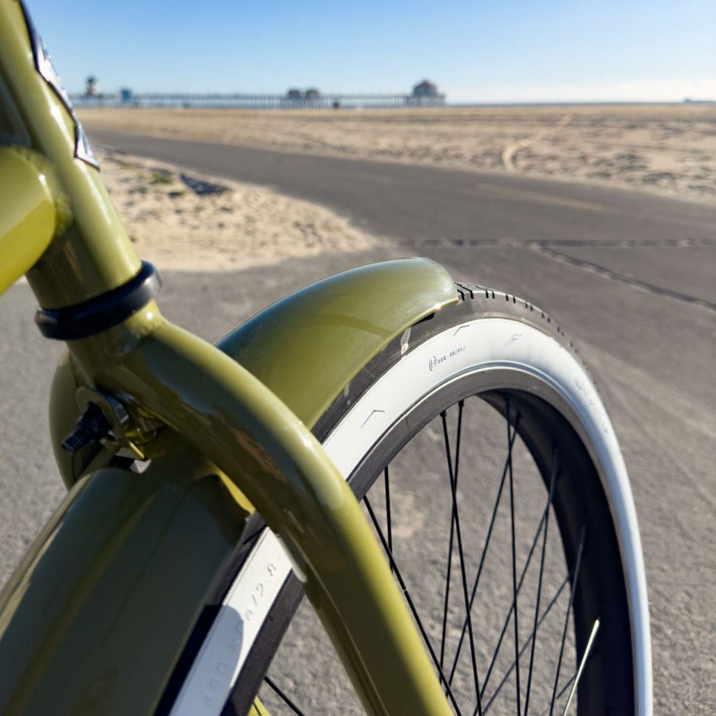 SKULLXBONES Women's Beach Cruiser - GLOSS OLIVE GREEN