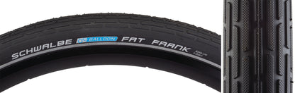 Tires - Schwalbe FAT FRANK Cruiser Tire – 26x2.35