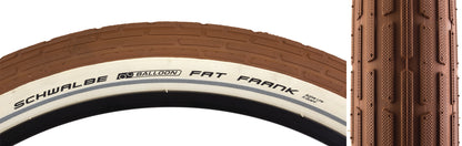 Tires - Schwalbe FAT FRANK Cruiser Tire – 26x2.35