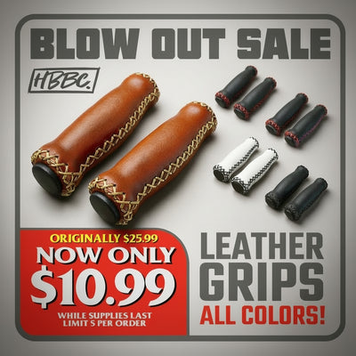 Grips - HBBC Leather *$10.99 NEW YEAR BLOWOUT* LIMIT 5