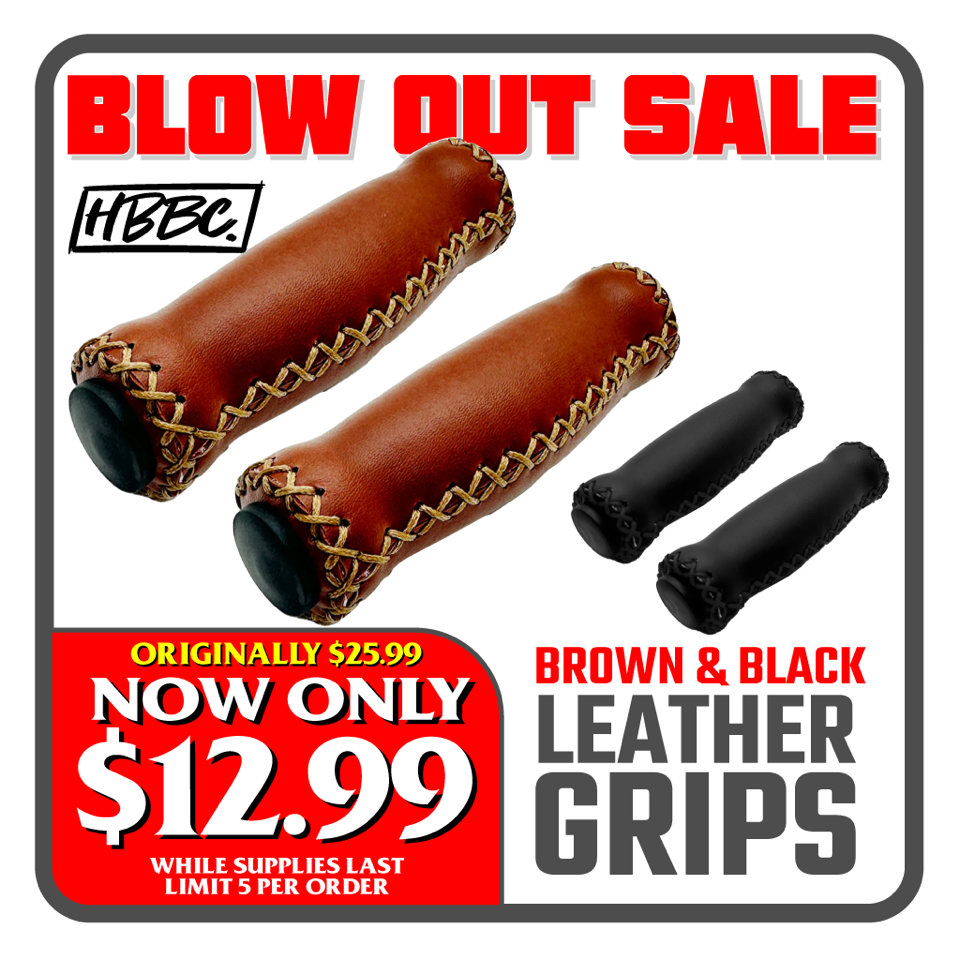 Grips - HBBC Leather * $12.99 BLOWOUT* LIMIT 5