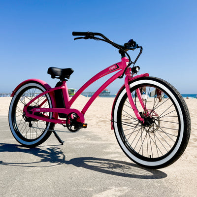 HBBC Women's Electric Cruiser - Hot Pink