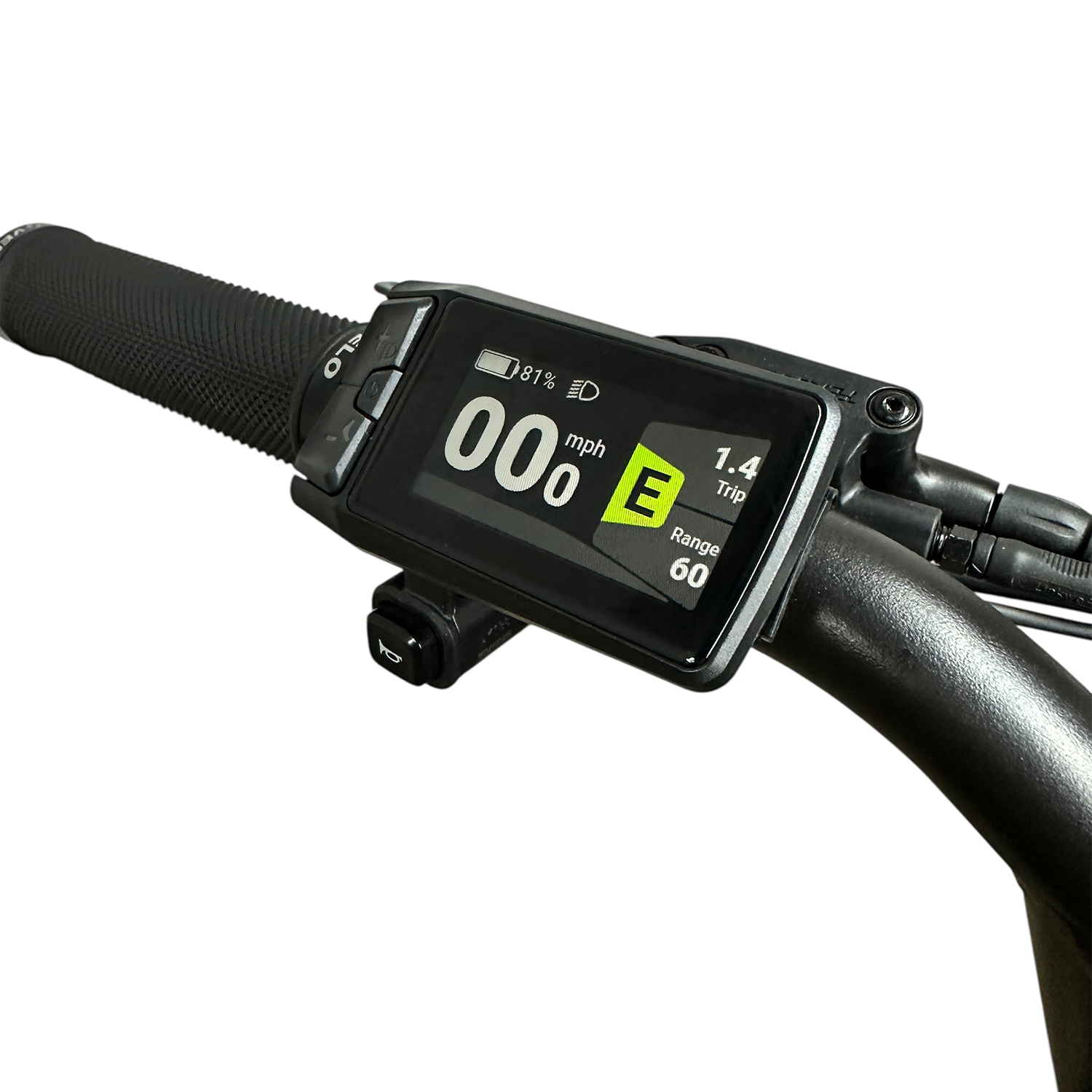 display für bulls e-bike HBBC DTR 20" Fat Tire Scrambler eBike – Flat Black