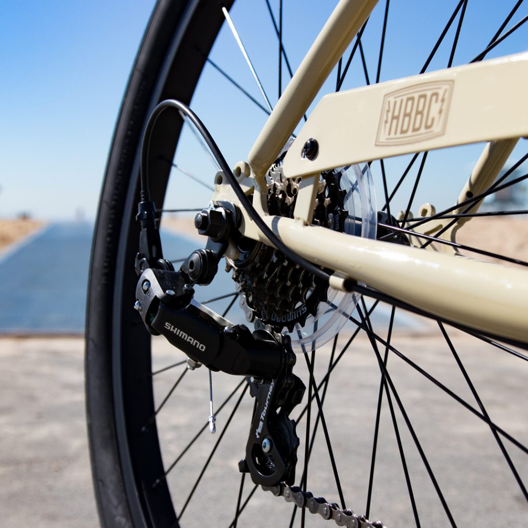 HBBC Men's Beach Cruiser Sand – gear detail