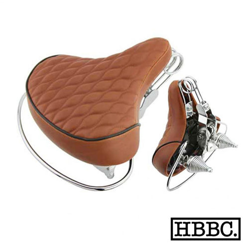 Diamond Web Spring Bicycle Saddle | Cruiser Comfort Seat – Huntington ...