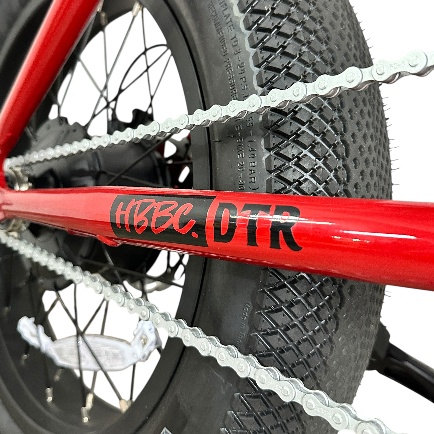 HBBC DTR Premium 20" Electric Bike - OX BLOOD