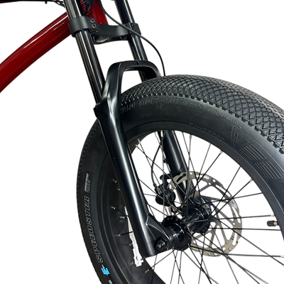 HBBC DTR Premium 20" Electric Bike - OX BLOOD