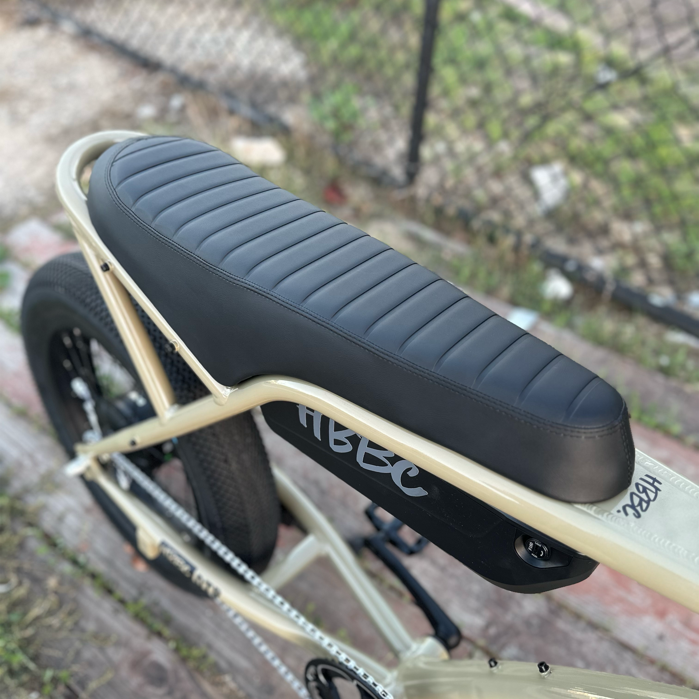 bicycle electric deck HBBC DTR 20" Fat Tire Scrambler eBike – Sand
