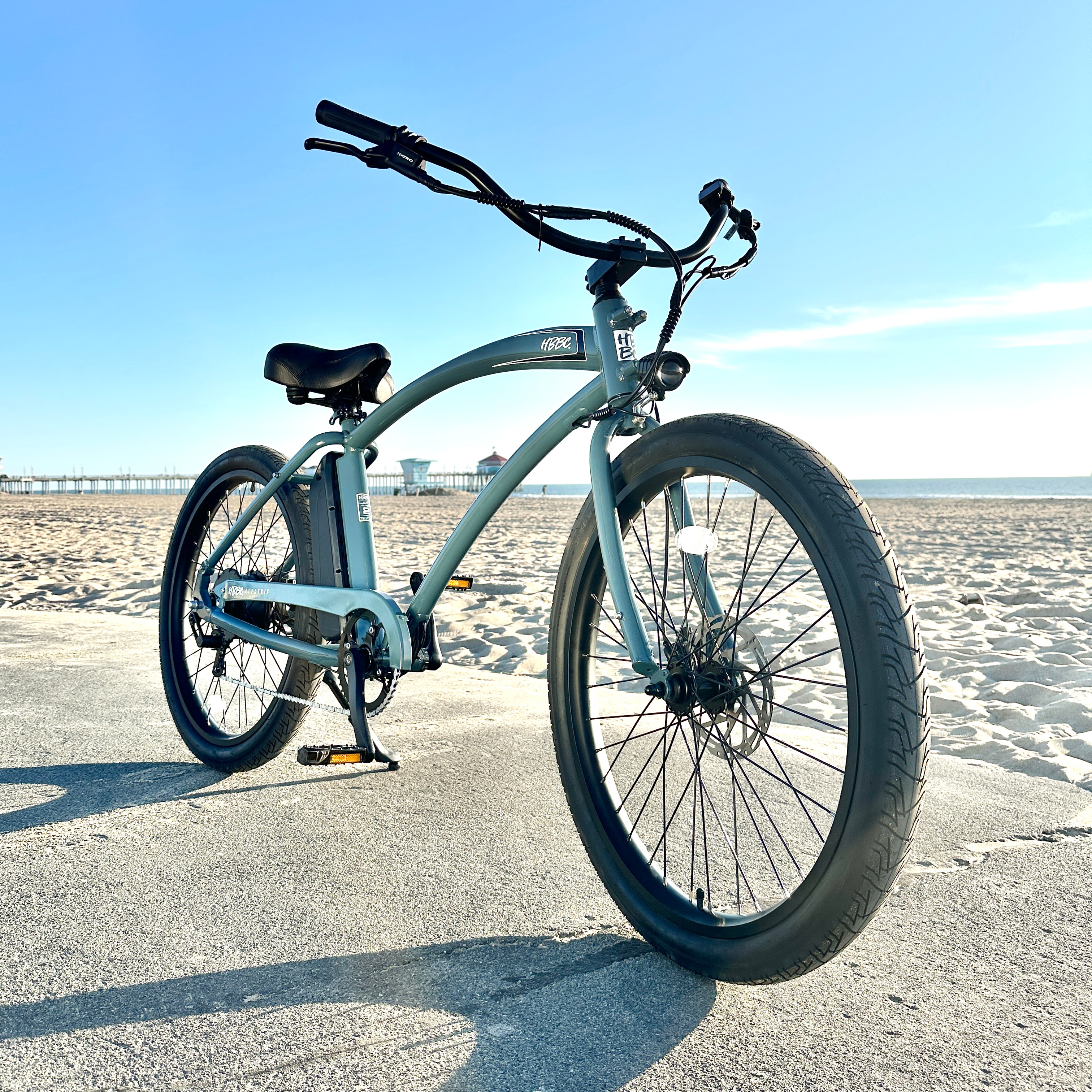 HBBC Men's Electric Cruiser – Anchor Grey | Huntington Beach