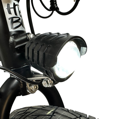 HBBC Men's Electric Cruiser - Flat Black/Red