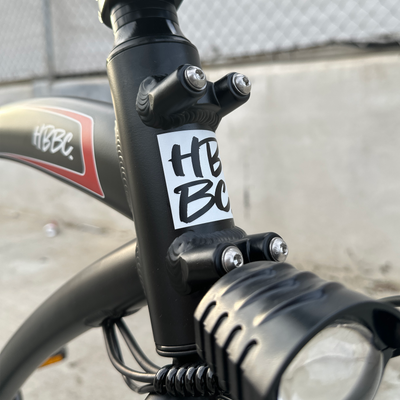 HBBC Men's Electric Cruiser - Flat Black/Red