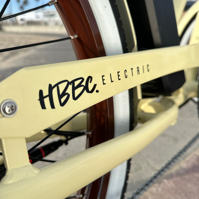 HBBC Women's Electric Cruiser - Vanilla Brown