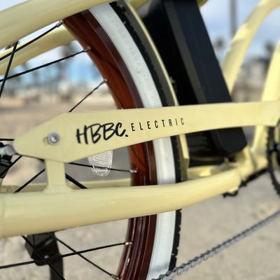HBBC Women's Electric Cruiser - Vanilla Brown