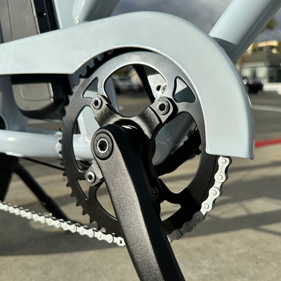 HBBC Women's Electric Cruiser - White/Mint