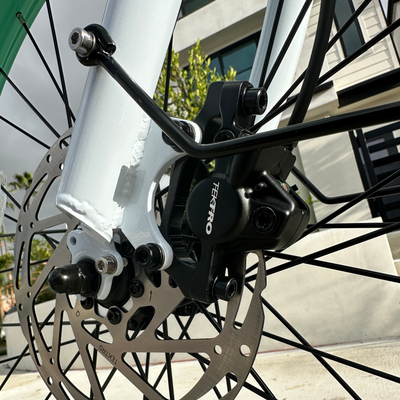 HBBC Women's Electric Cruiser - White/Mint