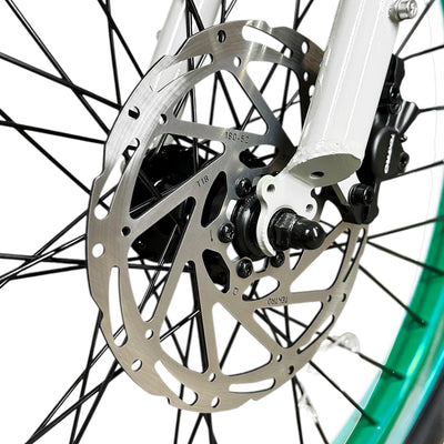 HBBC Women's Electric Cruiser - White/Mint