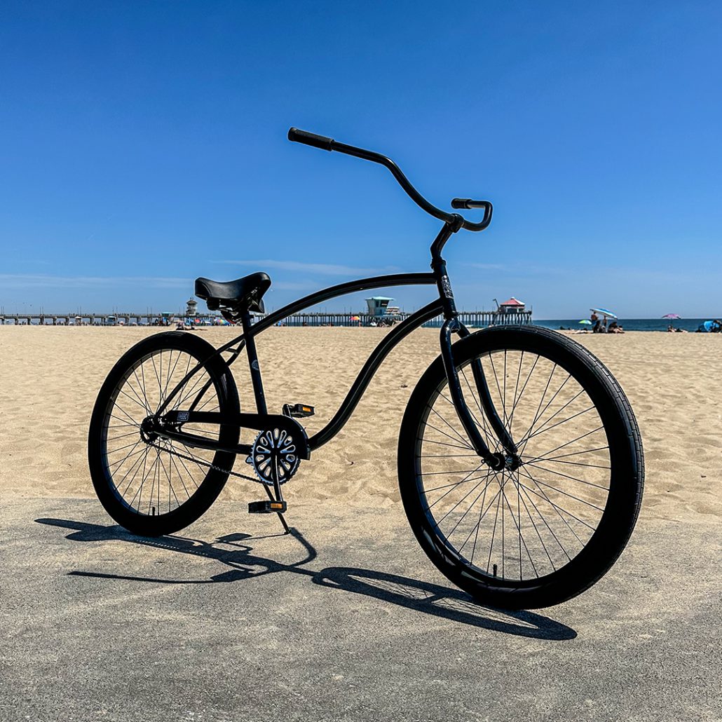 HBBC Men's Beach Cruiser - GLOSS BLACK