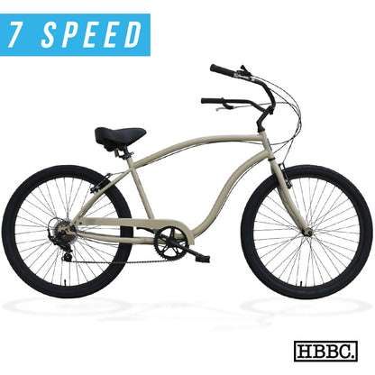 HBBC Men’s Beach Cruiser 7 Speed – SAND