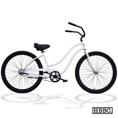 HBBC Women's Beach Cruiser - ROVER WHITE