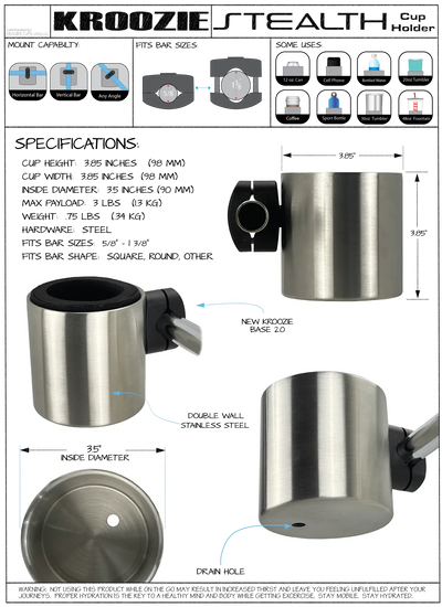 Cupholders - Kroozie Stealth