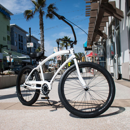 SKULLXBONES Men's Beach Cruiser 3 Speed - ROVER WHITE