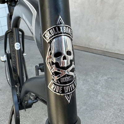 SKULLXBONES Men's Beach Cruiser 3 Speed - FLAT BLACK