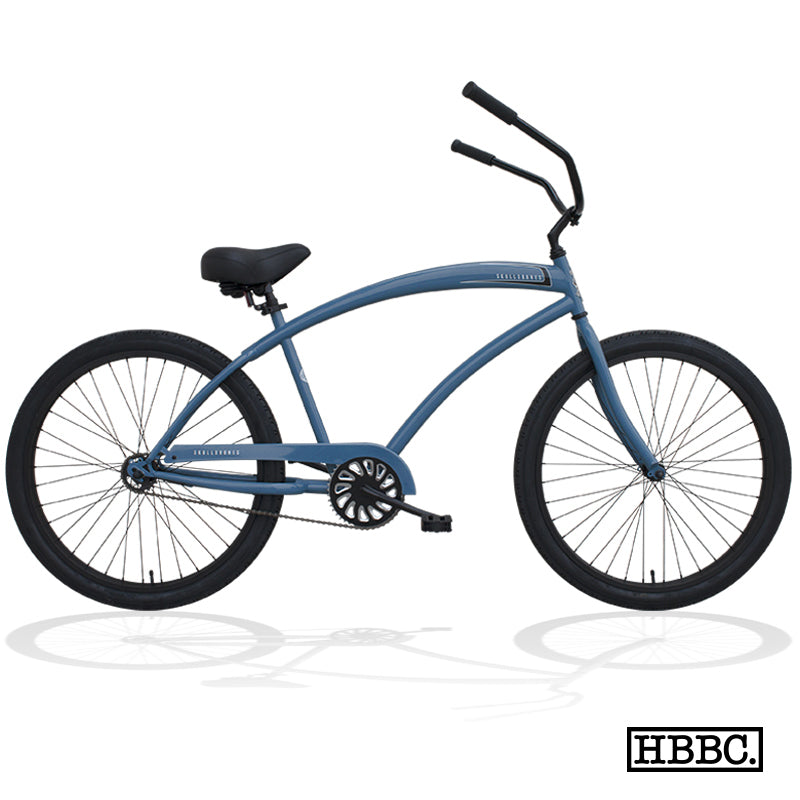 SKULLXBONES Men's Beach Cruiser - STEEL BLUE