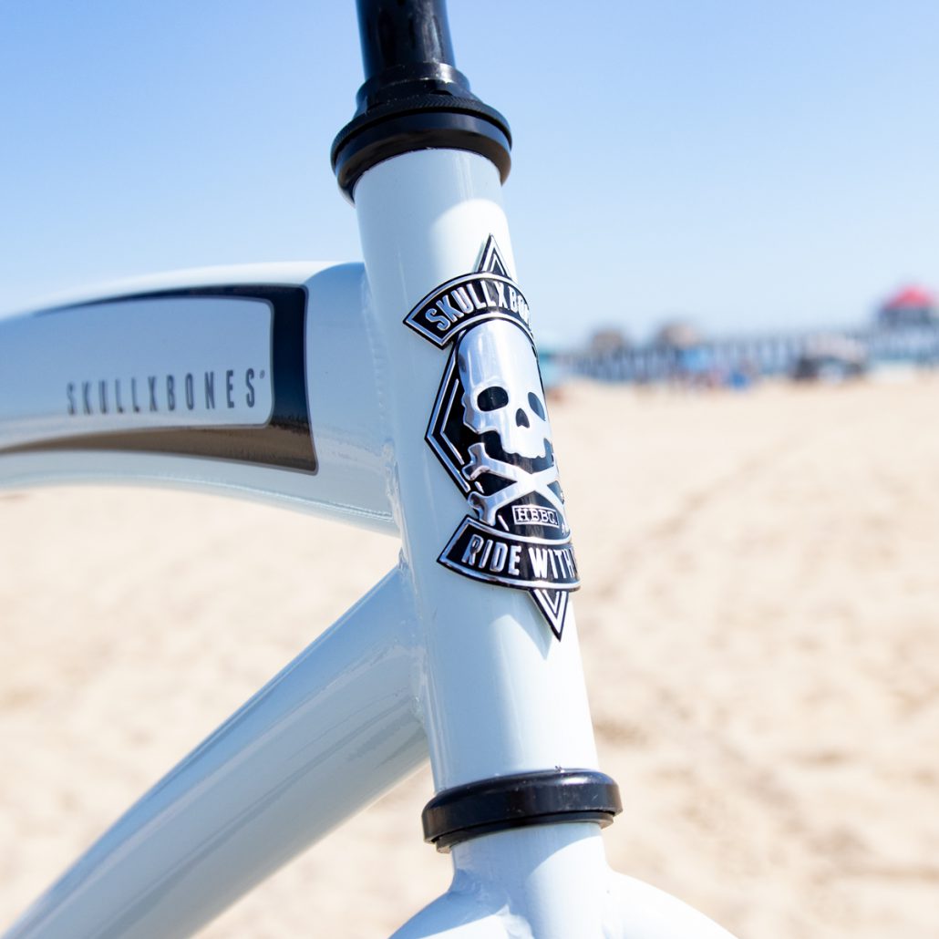 SKULLXBONES Men's Beach Cruiser - ROVER WHITE