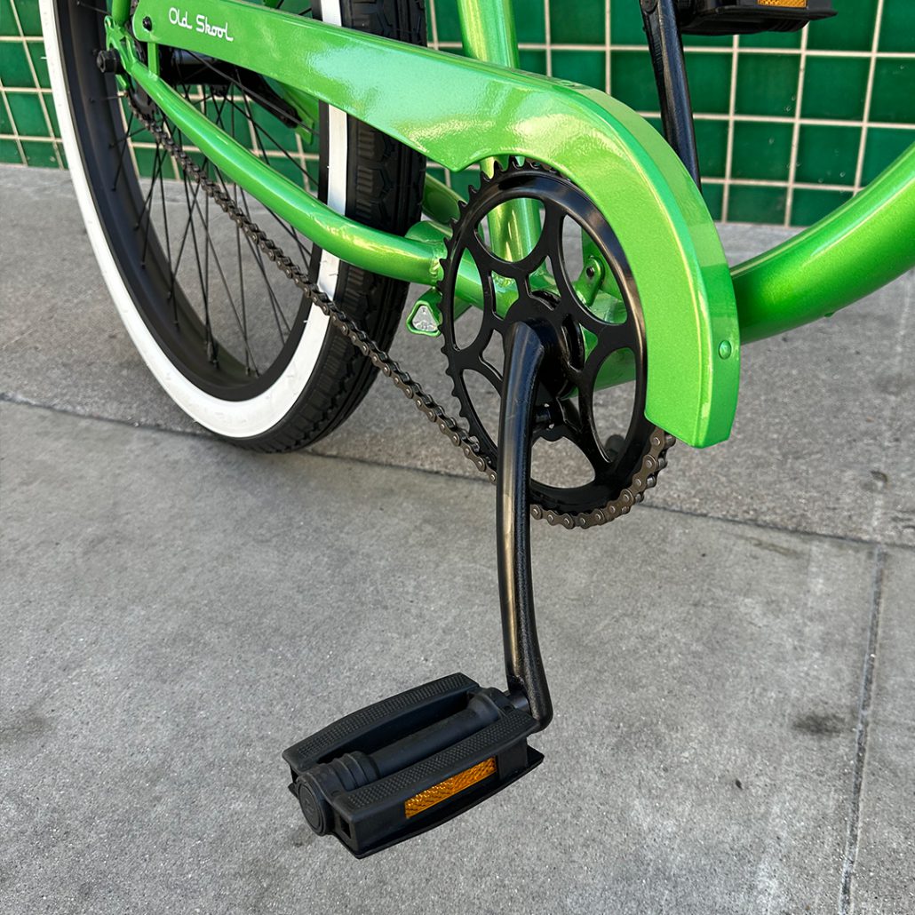 green pedal bike OLD SKOOL Men's Beach Cruiser – Metallic Fink Green