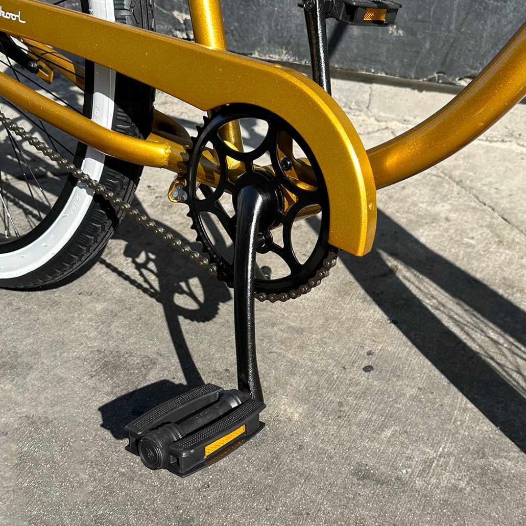 cruiser pedal bikes OLD SKOOL Men's Beach Cruiser – Metallic Gold