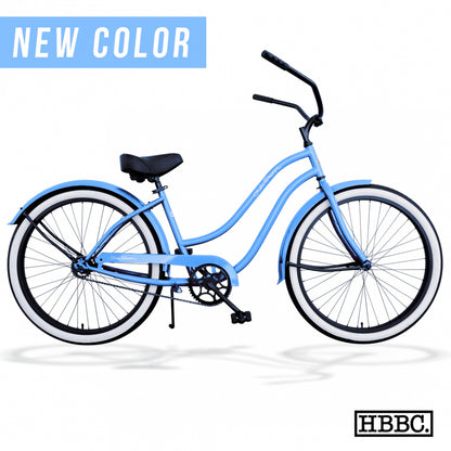 OLD SKOOL Women’s Beach Cruiser – Metallic Sky Blue