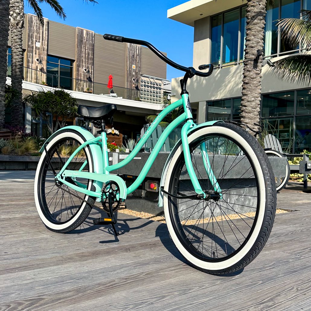 OLD SKOOL Women’s Beach Cruiser – Metallic Seafoam Green