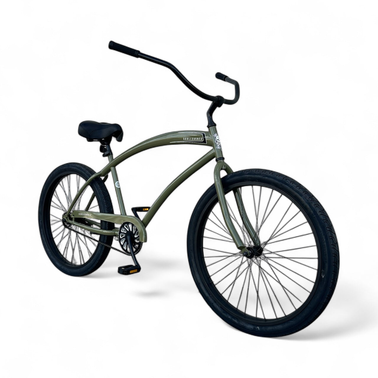 SKULLXBONES Men's Beach Cruiser - OLIVE