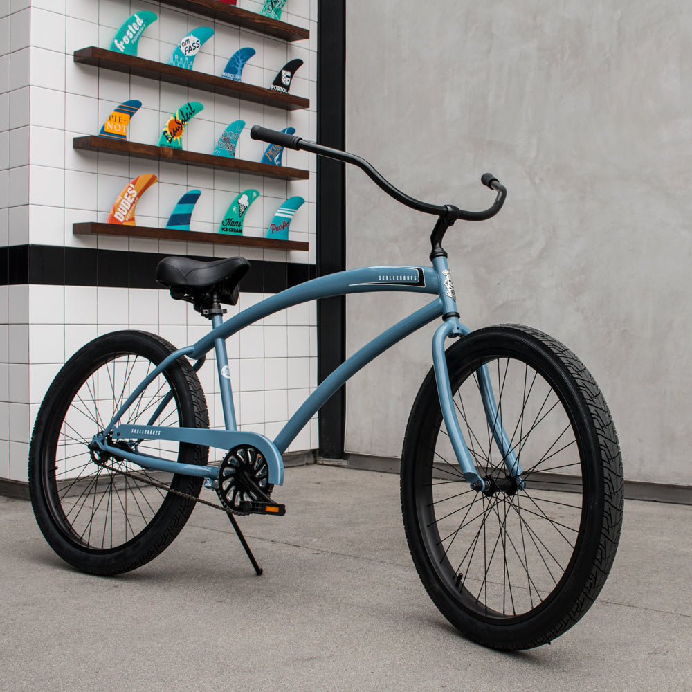 SKULLXBONES Men's Beach Cruiser - STEEL BLUE