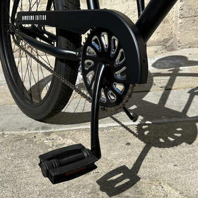 SKULLXBONES Downtown Edition Beach Cruiser - FLAT BLACK